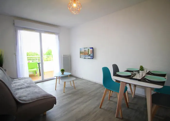 Daire Confort ! Climatisation, Calme, Piscine, Parking Gratuit, Terrasse, Wifi Carcassonne